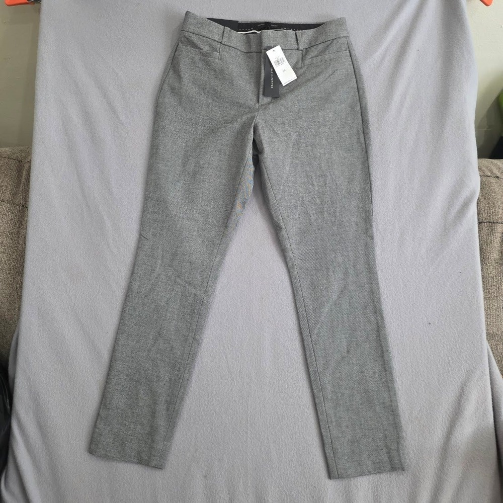 Banana Republic Curvy Sloan Pants Grey Washable Bi-Stretch Dress Trousers 2R NWT